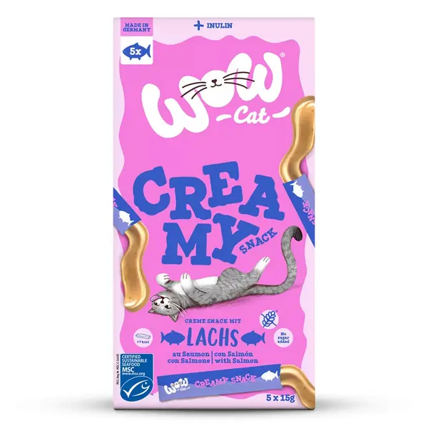 Creamy Snack au saumon pour chats